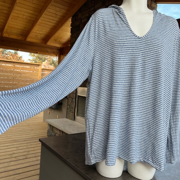 Size XL Joan Vass New York Hoodie - Picture 2 of 6